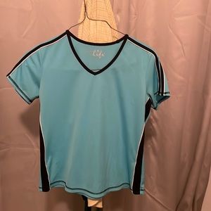 My life Blue active wear top